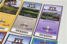 2010 US Open at Pebble Beach Complete Ticket Set with Voucher - Graeme McDowell Winner