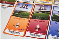 2010 US Open at Pebble Beach Complete Ticket Set with Voucher - Graeme McDowell Winner