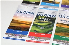 2017 US Open at Erin Hills Full Ticket Set - Mon-Playoff - Koepka Win - 8 Tickets