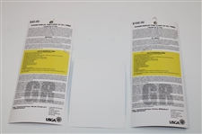 2008 US Open At Torrey Pines Monday Grounds Ticket, Playoff Ticket & Program Voucher