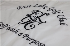 East Lake Golf Club 'Golf With A Purpose' with 18 Clover Embroidered Flag
