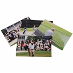 Four (4) Arnold Palmer 2004 Masters Tournament Original Photos- Palmers Last Masters