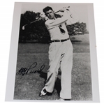 Henry Picard Signed Post Swing Photo JSA ALOA