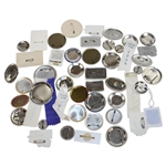 Forty Eight (48) Assorted Tournament Pins/Badges - Charles Coody Collection
