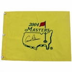 Arnold Palmer Signed 2004 Masters Tournament Embroidered Flag - Final as Contestant JSA ALOA