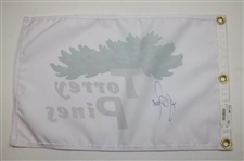 Justin Rose Signed Torrey Pines Flag JSA ALOA