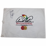 Francesco Molinari Signed Arnold Palmer Invitational White Embroidered Flag JSA ALOA