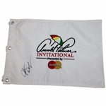 John Daly Signed Arnold Palmer Invitational White Embroidered Flag JSA ALOA