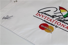 Fred Couples Signed Arnold Palmer Invitational White Embroidered Flag JSA ALOA