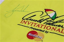 Tiger Woods Signed Arnold Palmer Invitational Yellow Embroidered Flag JSA #ZZ17009