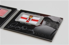 Tiger Woods & Rory McIlroy Signed 2014 Upper Deck Black Dual National Rivals Patch Card 7/10