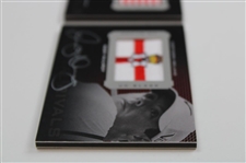 Tiger Woods & Rory McIlroy Signed 2014 Upper Deck Black Dual National Rivals Patch Card 7/10