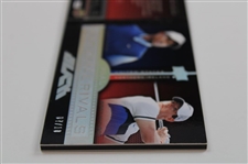 Tiger Woods & Rory McIlroy Signed 2014 Upper Deck Black Dual National Rivals Patch Card 7/10
