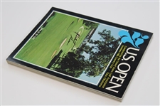 Hubert Green Signed 1977 US Open at Southern Hills Program JSA ALOA