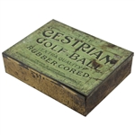Early 1900's The Cestrian Golf Ball Extra Quality Rubber Cored Tin Box