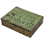 Early 1900's The Cestrian Golf Ball Extra Quality Rubber Cored Tin Box