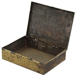 Early 1900's The Cestrian Golf Ball Extra Quality Rubber Cored Tin Box