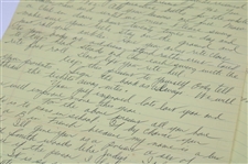 Henry Picard Signed Hand Written Letter Dated Jan. 5th 1962 JSA ALOA
