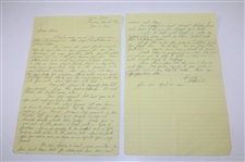 Henry Picard Signed Hand Written Letter Dated Jan. 5th 1962 JSA ALOA