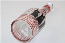 Vintage Three Canny Scots Glass Decanter & Ice Bucket w/Four (4) Golf Bag Cups