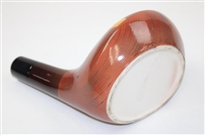 Classic Large Porcelain Persimmon Golf Club Head Decanter