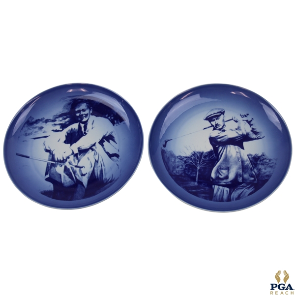 Harry Vardon & Byron Nelson The Memorial Tournament LTD ED Inaugural Honoree Plates