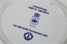 Harry Vardon & Byron Nelson The Memorial Tournament LTD ED Inaugural Honoree Plates