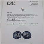 Harry Vardon & Byron Nelson The Memorial Tournament LTD ED Inaugural Honoree Plates