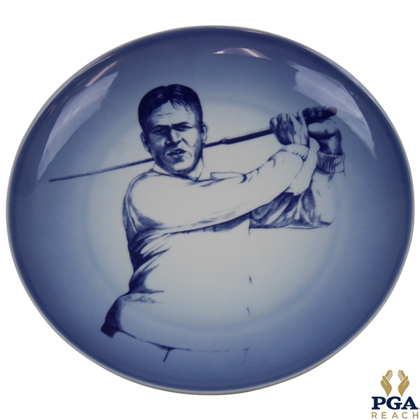 Bobby Jones 1976 The Memorial Tournament Ltd Ed Inaugural Honoree Plate