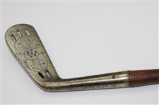 c.1904 Brown’s Patent Montrose Water Iron w/ Anderson & Blyth St. Andrews Shaft Stamp