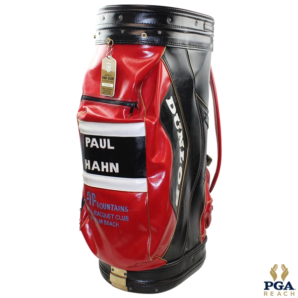 Paul Trick Shot Specialist Hahns Oversize Dunlop Red & Black Golf Bag