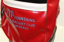 Paul 'Trick Shot Specialist' Hahn's Oversize Dunlop Red & Black Golf Bag