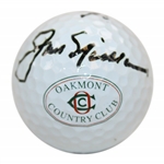 Jack Nicklaus Signed Oakmont Country Club Logo Golf Ball JSA ALOA