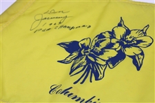 Don January Signed Columbine Flag w/'1967 PGA Championship' JSA ALOA