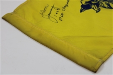 Don January Signed Columbine Flag w/'1967 PGA Championship' JSA ALOA