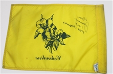 Don January Signed Columbine Flag w/'1967 PGA Championship' JSA ALOA