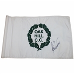 Lee Trevino Signed Oak Hill Flag - Site of 1968 US Open Win JSA ALOA
