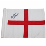 Bill Rogers Signed Red Cross Flag w/1981 Open Champion JSA ALOA