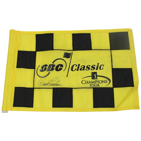 David Graham Signed SBC Classic Course Flag JSA ALOA