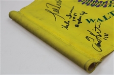 Trevino, Irwin, Kite, Nelson, Rogers, Crenshaw & Pate Signed Walton Heath Flag JSA ALOA