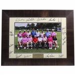 Nicklaus, Annika, Watson & Thirteen (13) others Signed 2024 Insperity Inv. Photo - Framed JSA ALOA