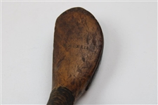 Vintage Tom Morris Spliced Neck Wood with Tom Morris St. Andrews N.B. Shaft Stamp