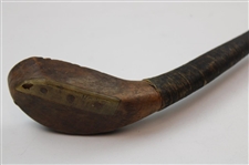 Vintage Tom Morris Spliced Neck Wood with Tom Morris St. Andrews N.B. Shaft Stamp