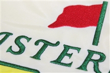 Jordan Spieth Signed Masters Embroidered Yellow Garden Flag JSA ALOA