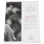 Tiger Woods Signed Black & White Post-Swing Photo Page JSA ALOA