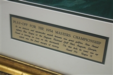 Snead & Hogan 1954 Masters Playoff Print by Lealand Gustavson - Framed