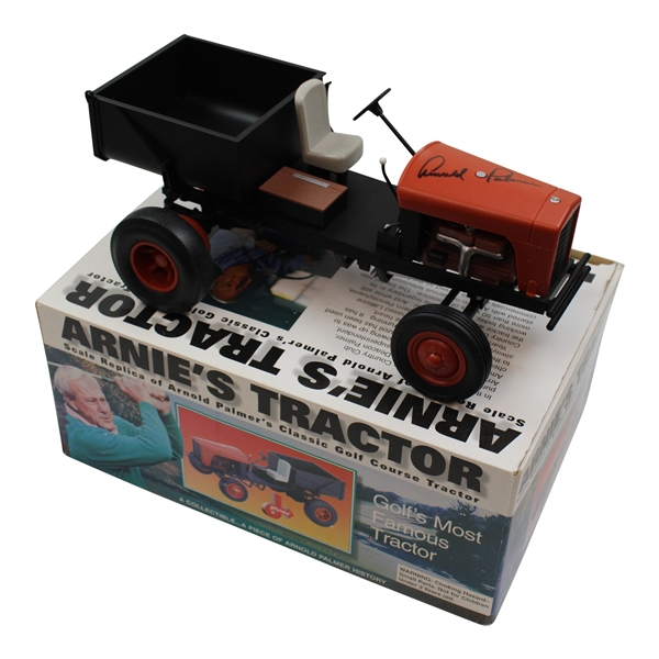 Arnold Palmer Signed Pennzoil Arnies Tractor in Original Box JSA ALOA
