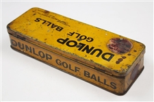 c. 1920's Dunlop Golf Balls by Dunlop Rubber Co. Metal Box