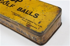 c. 1920's Dunlop Golf Balls by Dunlop Rubber Co. Metal Box