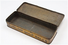 c. 1920's Dunlop Golf Balls by Dunlop Rubber Co. Metal Box